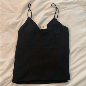 Textured satin cami